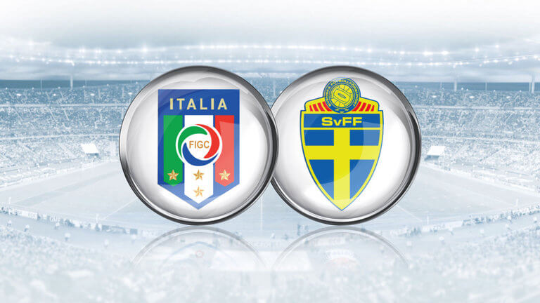 Itália v Suécia - Futebol com Valor