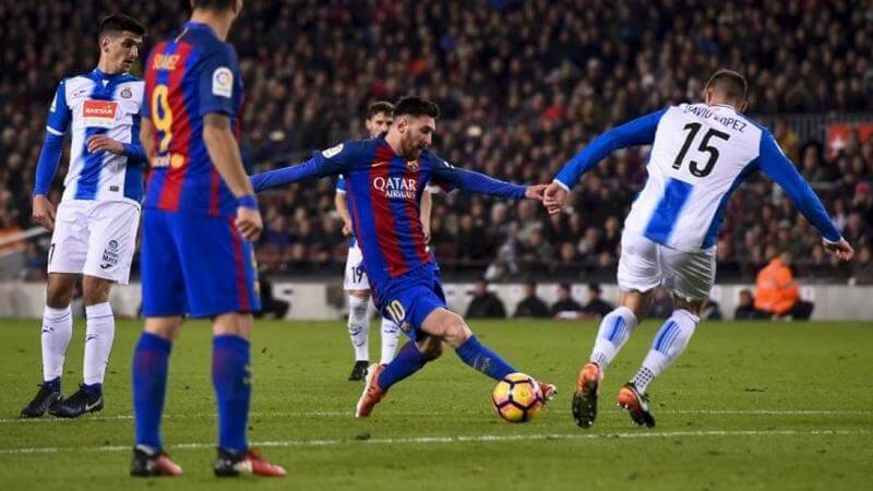 Quanto foi o jogo do espanhol do Barcelona?