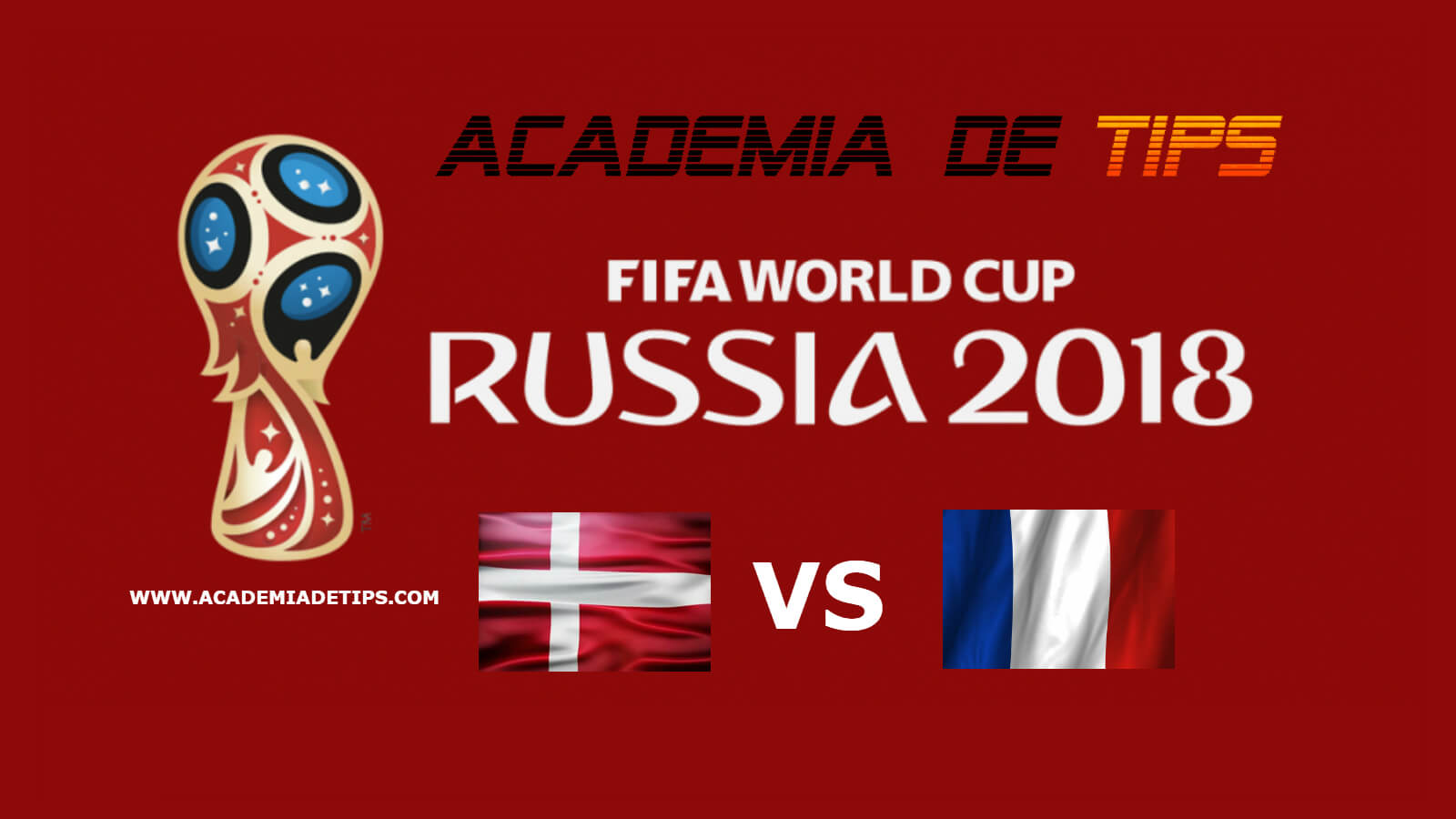 Prognóstico Dinamarca vs França - Mundial FIFA 2018 • A França somou duas vitórias, nos dois primeiros jogos, lidera o grupo com 3 pontos de vantagem