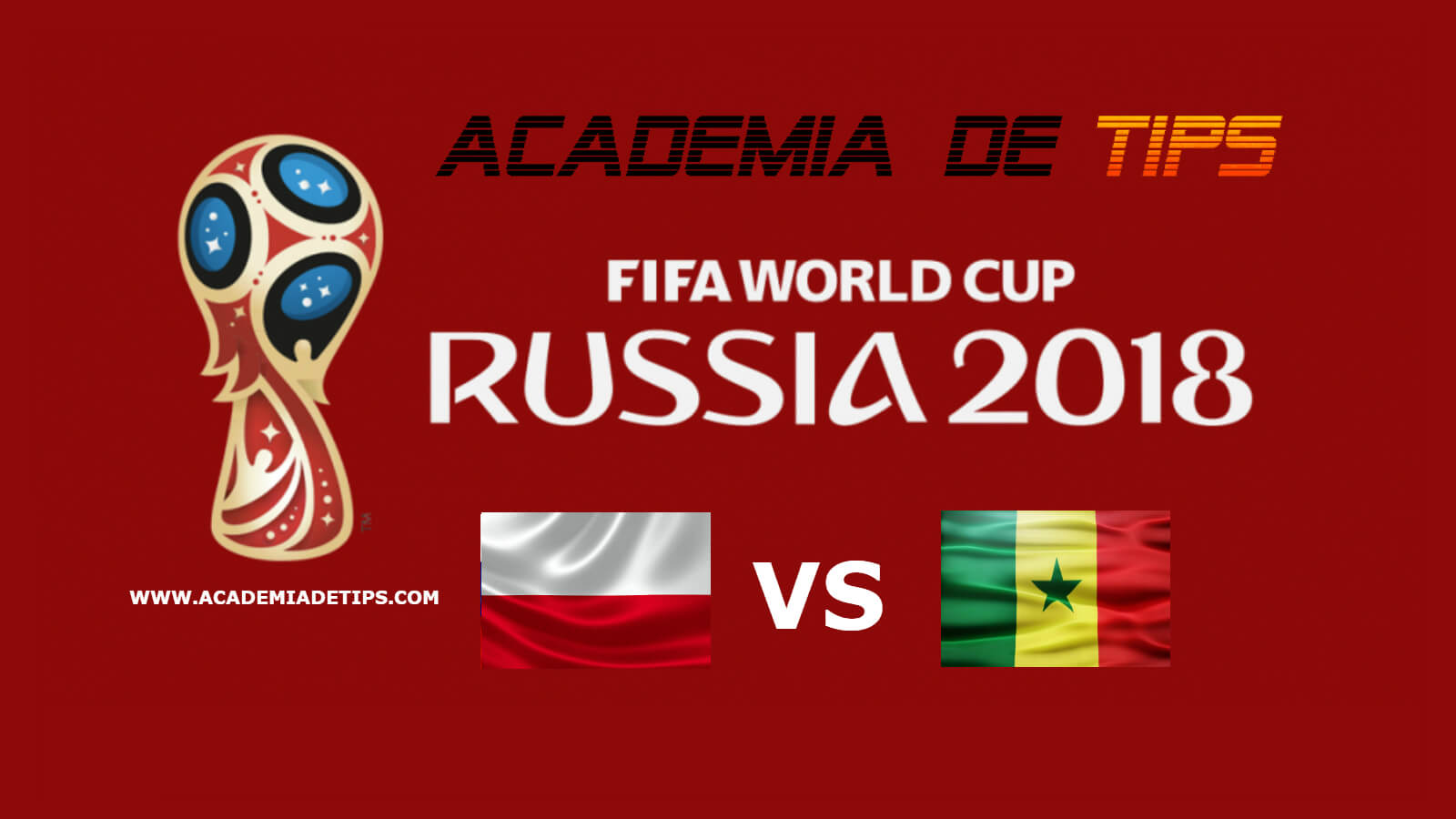 Prognóstico Polónia vs Senegal - Mundial FIFA 2018 • Polónia e Senegal dão o pontapé de saída no grupo H do Mundial FIFA 2018. Sem nenhuma grande potência