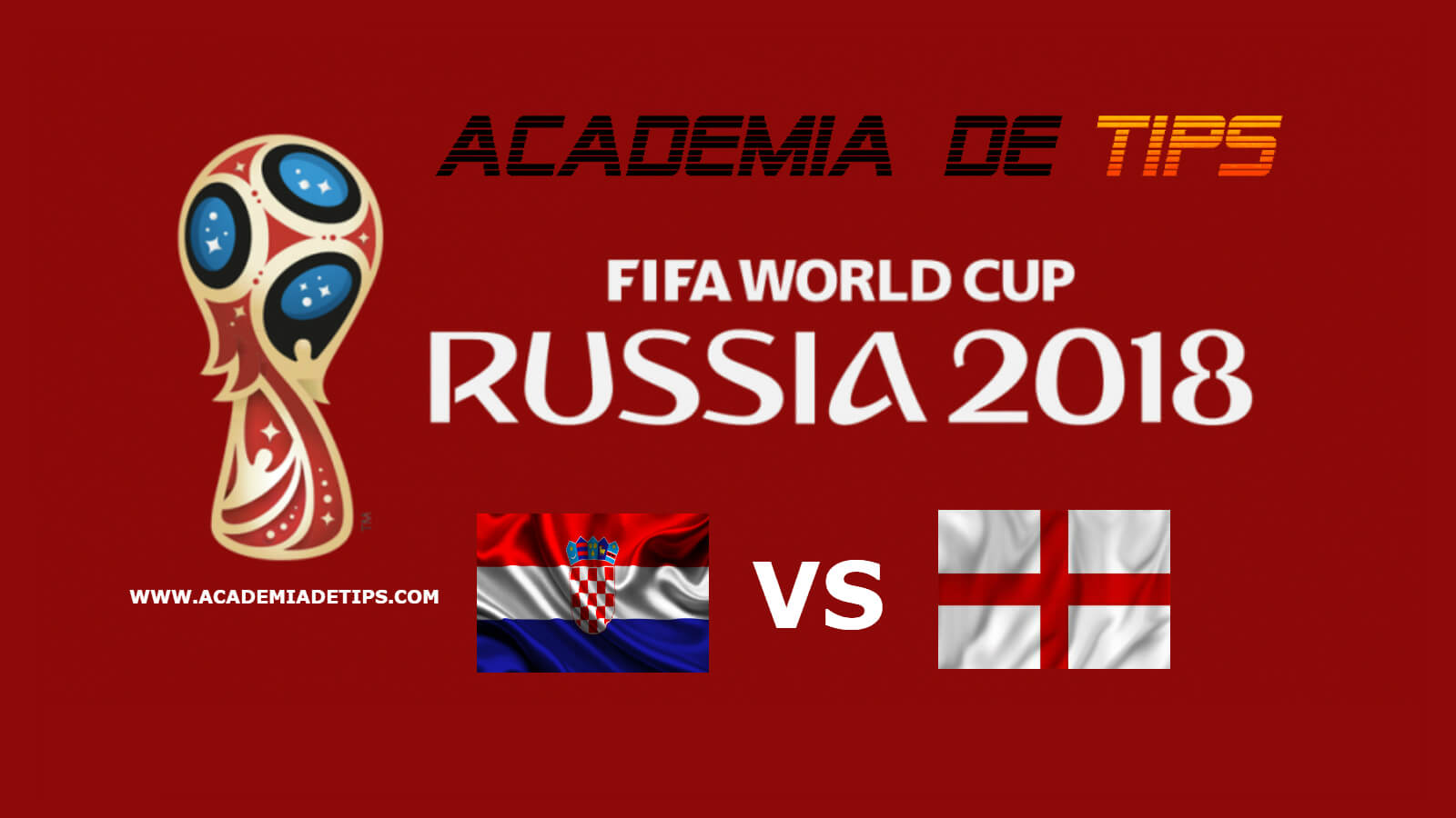 Prognóstico Croácia vs Inglaterra - Mundial FIFA 2018 • A segunda meia final do campeonato do mundo é composta pela Croácia e a Inglaterra que as rotulei de outsiders.