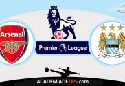 Prognóstico Arsenal vs Manchester City - A Premier League está de volta e com jogo grande. O Arsenal em mudança profunda, recebe o Manchester City campeão,