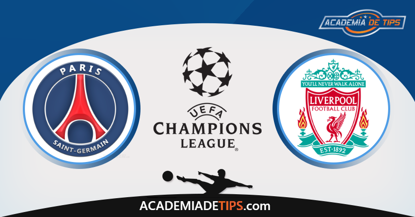 PSG x Liverpool, Prognóstico, Analise e Apostas - Liga dos Campeões