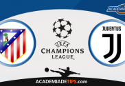 Atlético de Madrid vs Juventus, Prognóstico, Analise e Apostas Liga dos Campeões