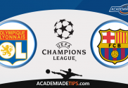 Olympique Lyonnais vs Barcelona, Prognóstico, Analise e Apostas Liga dos Campeões