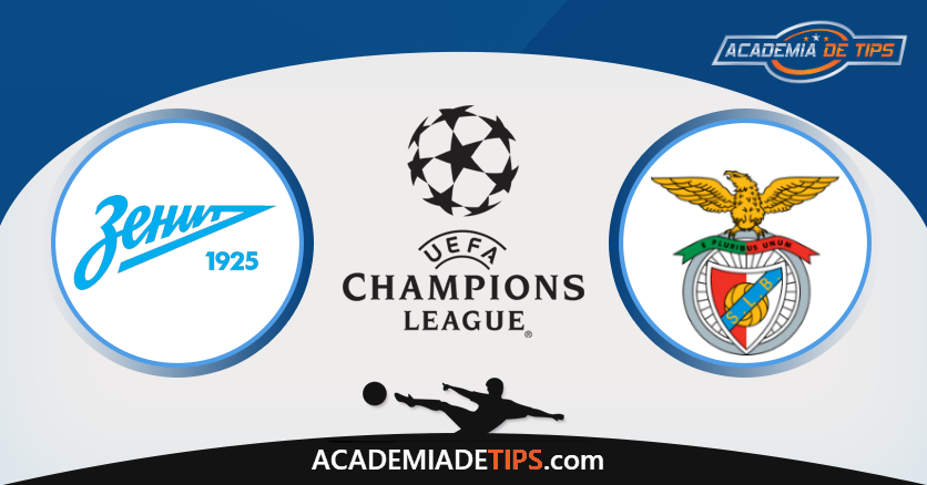 Zenit vs Benfica, Prognóstico, Analise e Apostas - Liga dos Campeões