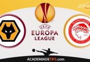 Wolves x Olympiakos, Prognóstico, Análise e Palpites de Apostas – Europa League