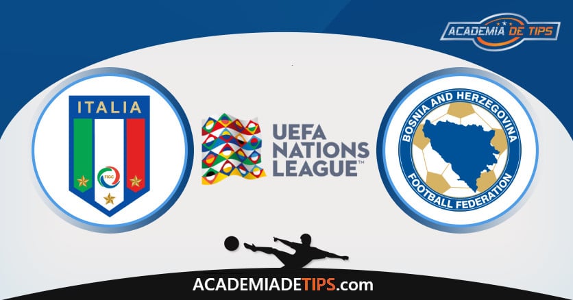 Itália vs Bósnia, Prognóstico, Análise e Palpites de Apostas – UEFA Nations League