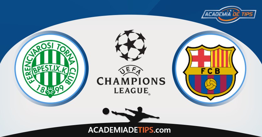Ferencvaros x Barcelona, Prognostico, Analise e Palpites de Apostas – Champions League
