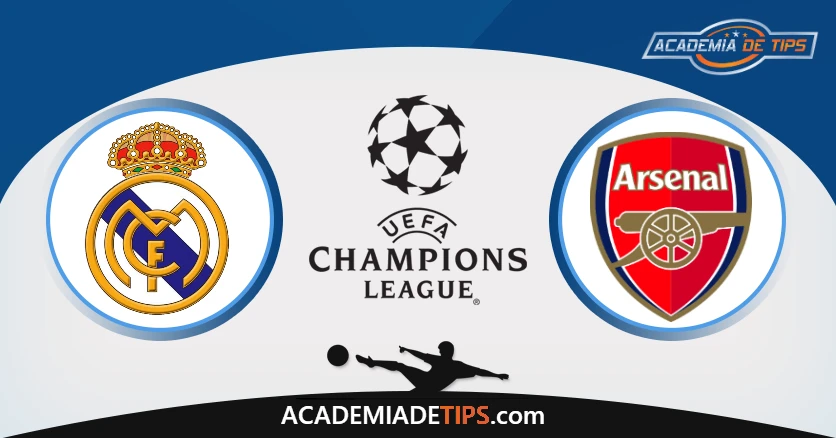 Real Madrid vs Arsenal Prognóstico Analise e Apostas